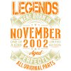 2002 November Birthday Legend