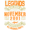 2001 November Birthday Legend