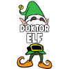 Doktor Elf Partnerlook Weihnachten
