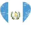 Guatemala Flag Heart