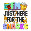 Jeg er bare her for snacks sjov mad Kok Humor