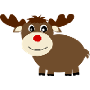 Reindeer Elk Christmas Funny Gifts