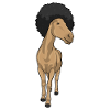 Horse Afro