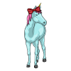 Einhorn Haarschleife