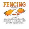 Fencing Modern Interpretation Of Sword Duel Fencer