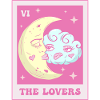 Coquette Aesthetic Pink Tarot Card The Lovers