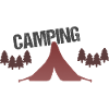 Sunset Forest Camping Tent