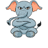 Nope Funny Lazy Elephant