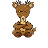 Nope Funny Lazy Deer