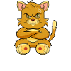Nope Funny Lazy Cat