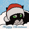 Santa paws cat