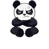 Nope Funny Lazy Panda