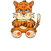 Nope Funny Lazy Tiger