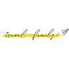 Reise Familiebokstaver minimal design