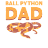 Kugelpython-vater. Herpetologen. Königliche