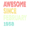 Awesome since February 1958