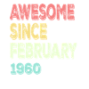 Awesome since February 1960