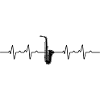saxophone heartbeat saxophone player