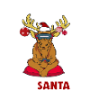 Alce da gioco di Babbo Natale