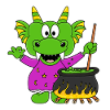 DRACHE - HALLOWEEN - KOCH - KOCHEN