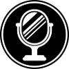 Mirror Icon Silhouette