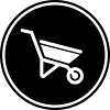 Wheelbarrow symbol
