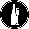 Red wine symbol