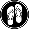 Flip-flops icon