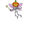 Creepy Pumpkin Fairy Halloween