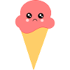 Eis Eiscreme Erdbeereis