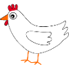 white chicken funny