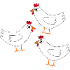 white chicken funny