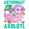 Axolotl Amant Drôle Astronaute Axolotl