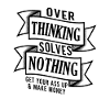 Funny Overthinking Statement Positivity Financial