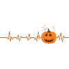 Halloween Pumpkin Heartbeat