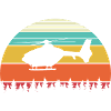 Helicopter Helicopter Retro Pilot