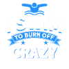 Nageur cadeau nageur disant natation