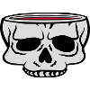Cartoon Skull Cup Horreur