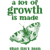 Self Growth | Butterfly Shirt green