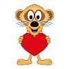 ERDMÄNNCHEN - LIEBE - LOVE - TIER