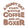German Boxer Coffee Dog Cafe