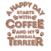Airedale Terrier Coffee Dog Cafe