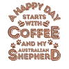 Australian Shepherd Coffee Dog Cafe
