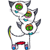 Drei Katzen