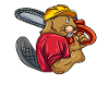 Lumberjacks Woodworkers Beavers