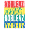 Koblenz Germany City Font Skyline