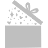 Geschenk einfärbig