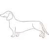 Dackel Outline