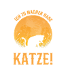 Witziges Katzen Spruch Design