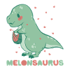 Pastèque pastèque végétarienne T Rex